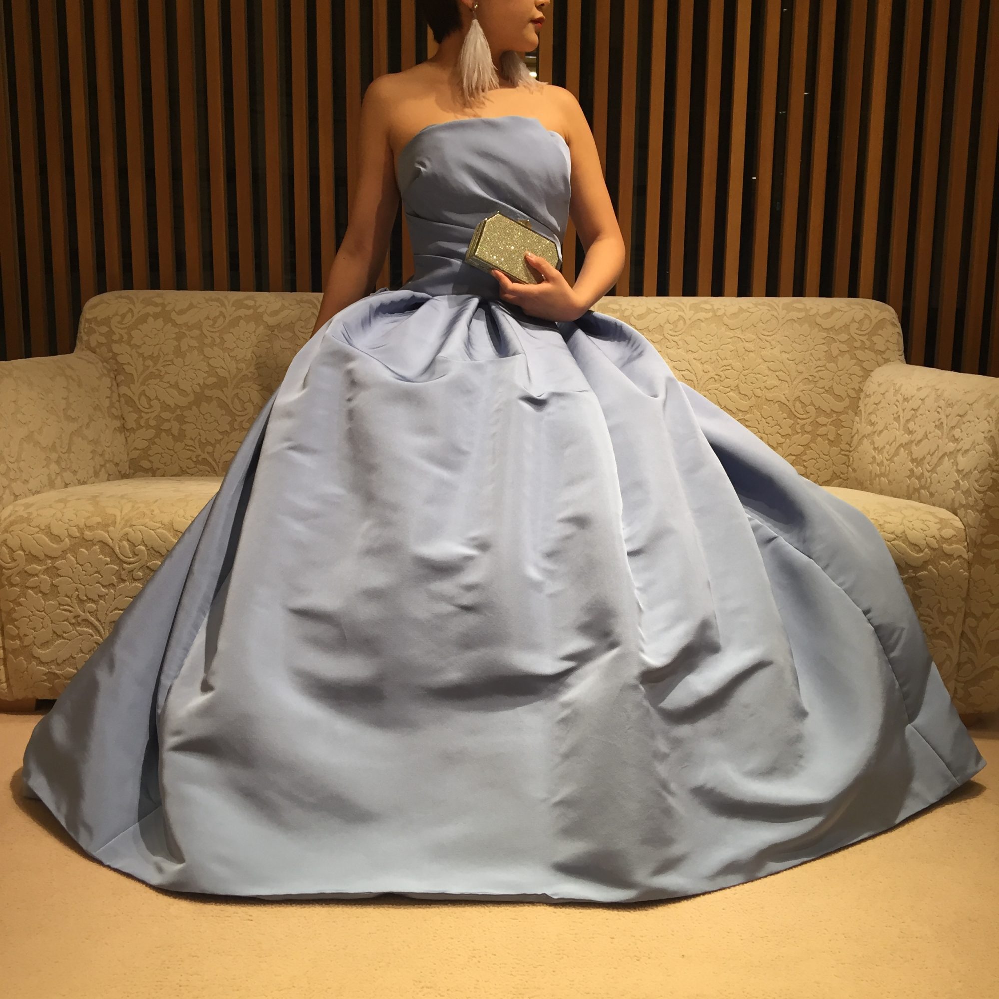 カラードレス ブルー