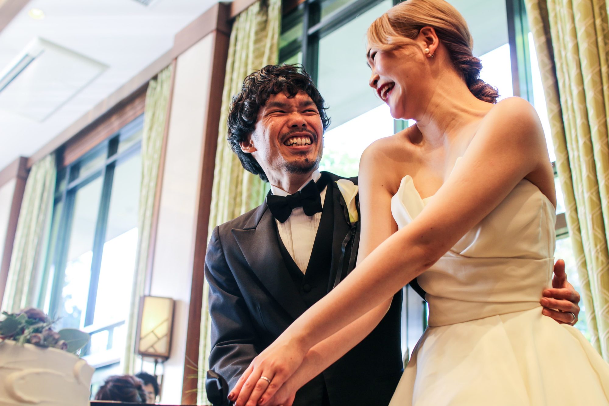 Monique Lhuillier_Aライン_ウェディングドレス