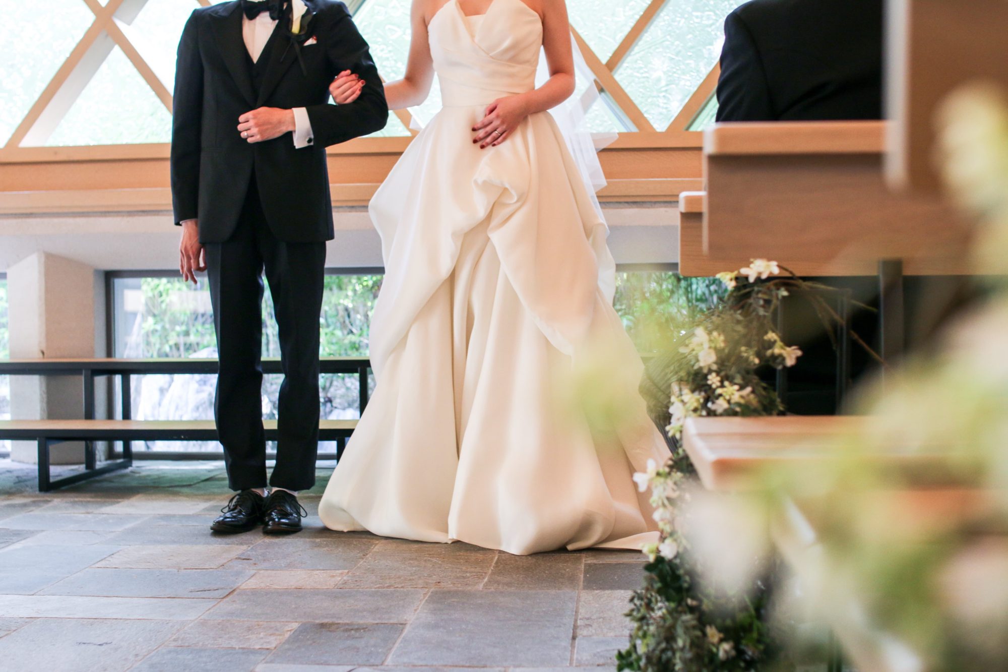 Monique Lhuillier_Aライン_ウェディングドレス