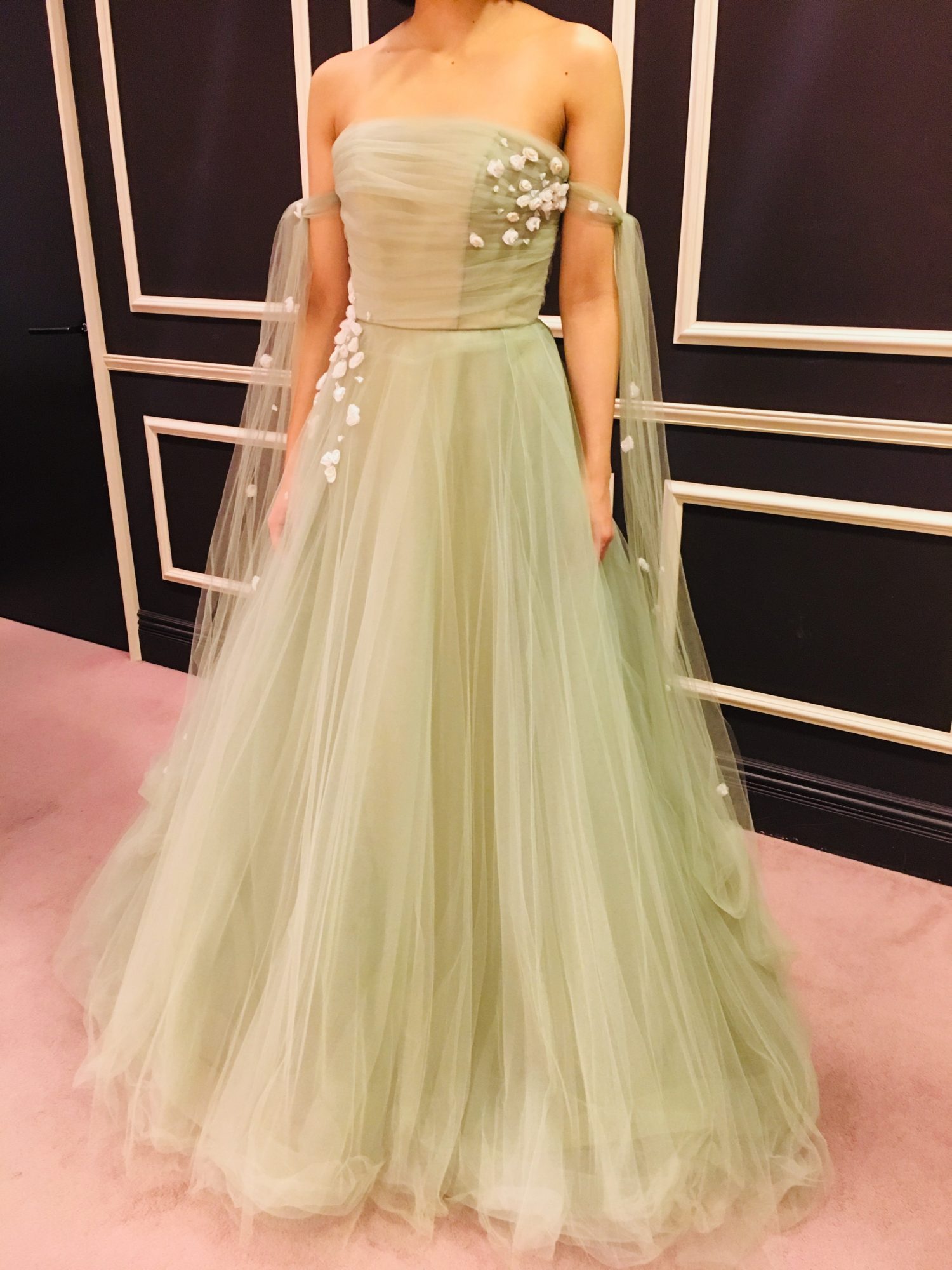 カラードレス グリーン