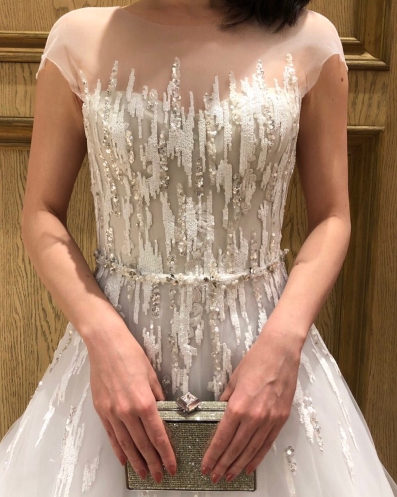 ミラズウィリンガーのAラインのウェディングドレス