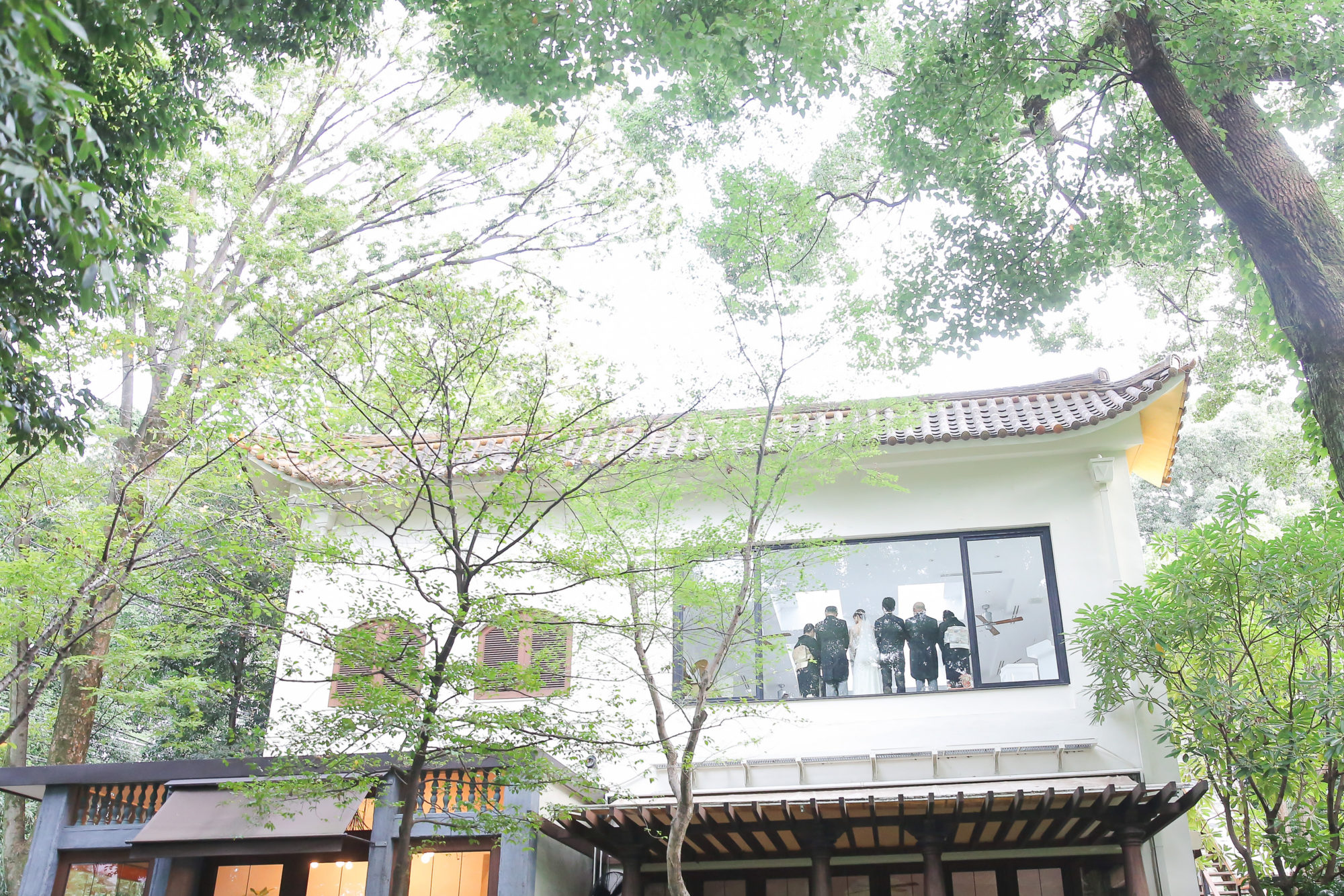 ザナンザンハウスで結婚式をされた新婦様が着たジェニーパッカムのアパッチというウェディングドレス