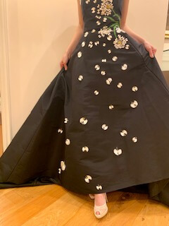 モニークルイリエ ブラック ドレス