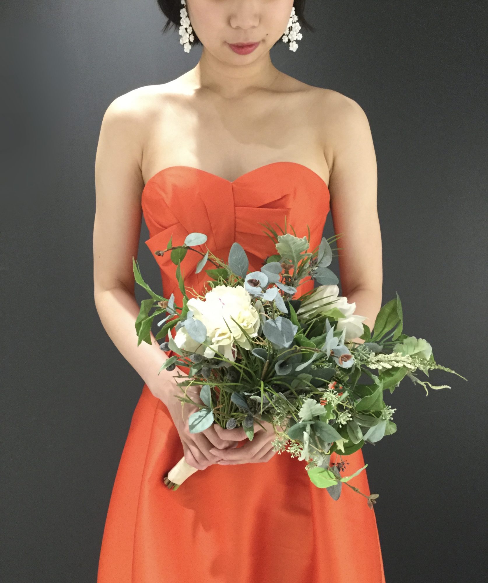 グリーンを使ったナチュラルブーケ