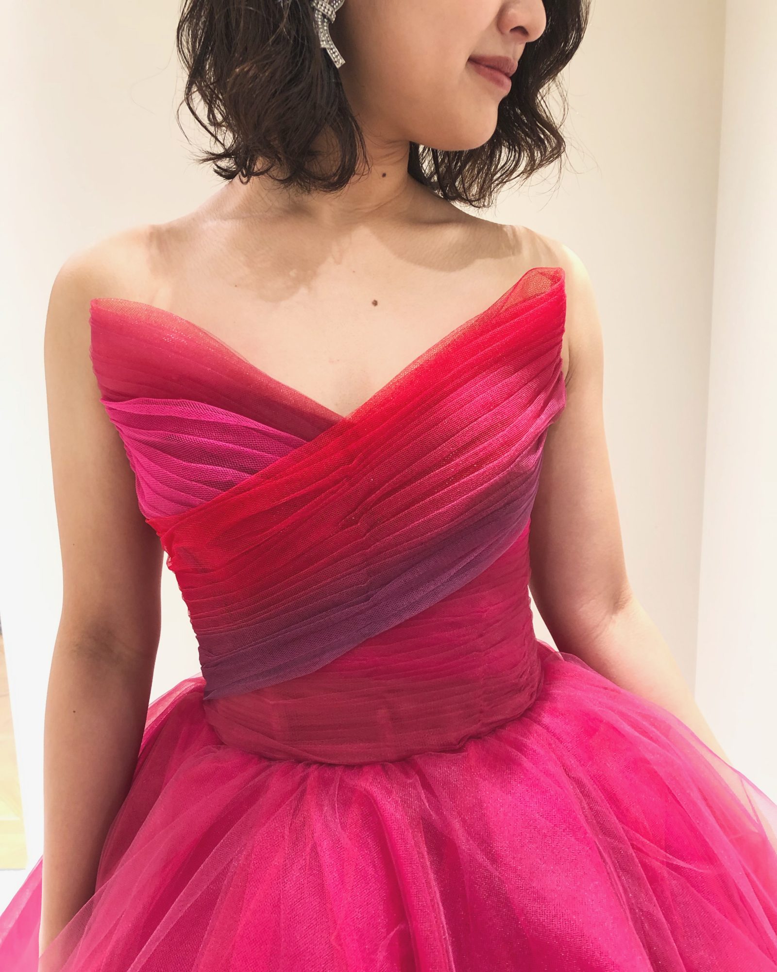 モニークルイリエのカラードレス