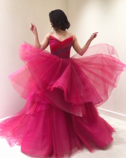 モニークルイリエのカラードレス