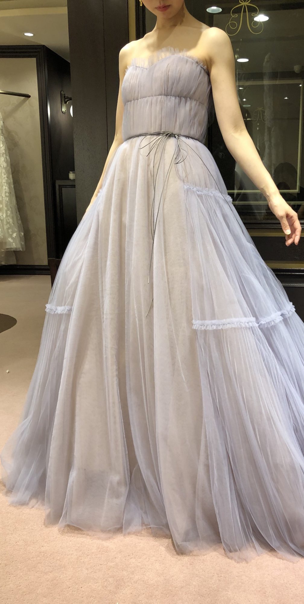 長野結婚式 藤屋御本陣 カラードレス くすみパープル