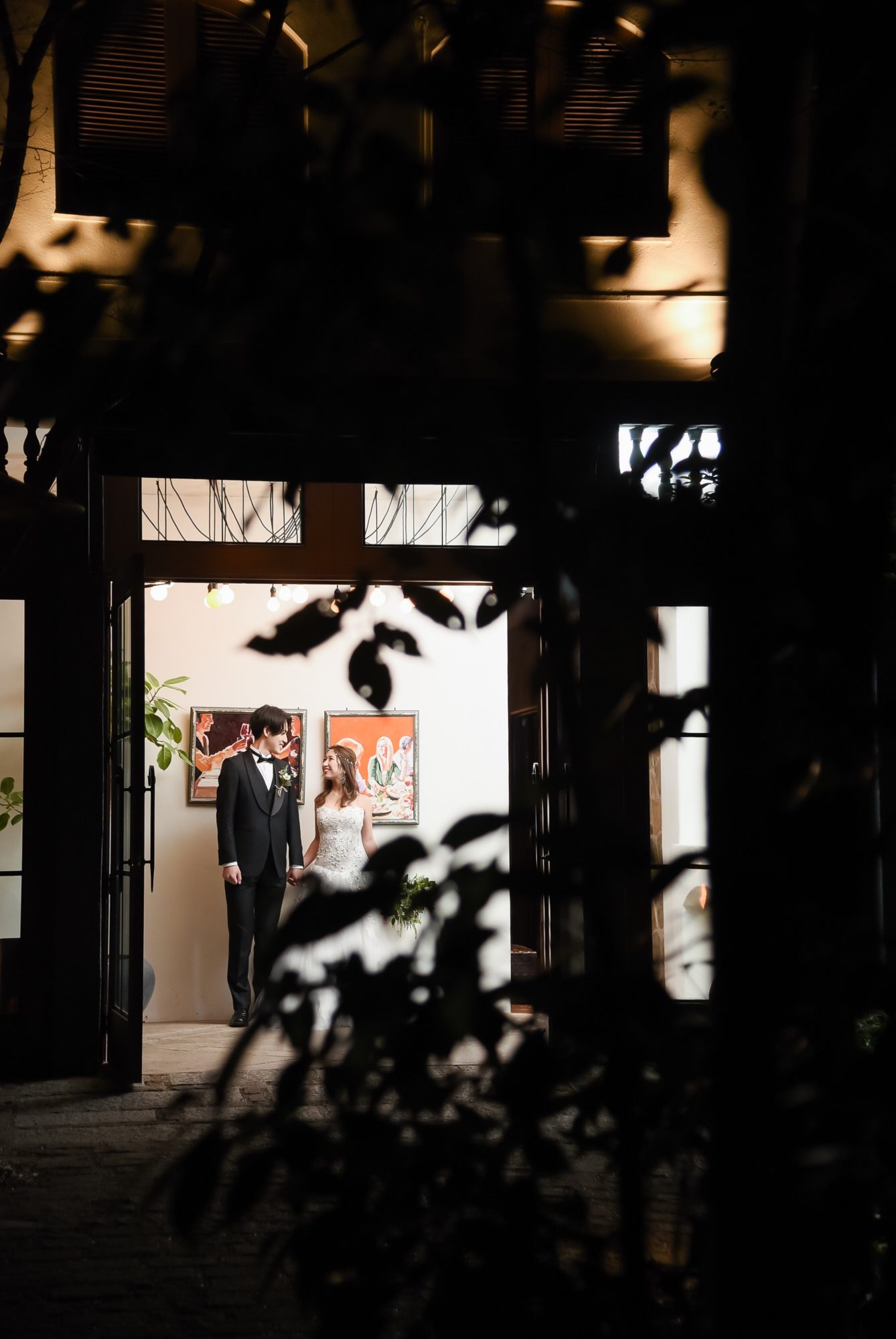 THE NANZAN HOUSE(ザ ナンザン ハウス)にてモニークルイリエのウェディングドレスを着て前撮り