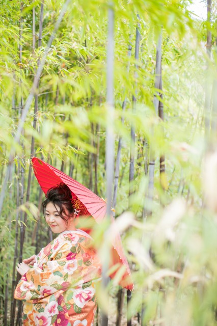 写真に映えるザ・トリート・ドレッシング和装
