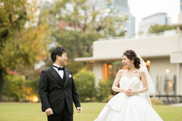 ザガーデンオリエンタル大阪ウェディングドレス前撮り