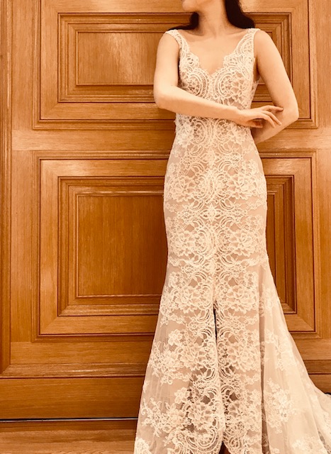 トリートドレッシング京都店で取り扱いのモニークルイリエの新作ウエディングドレス