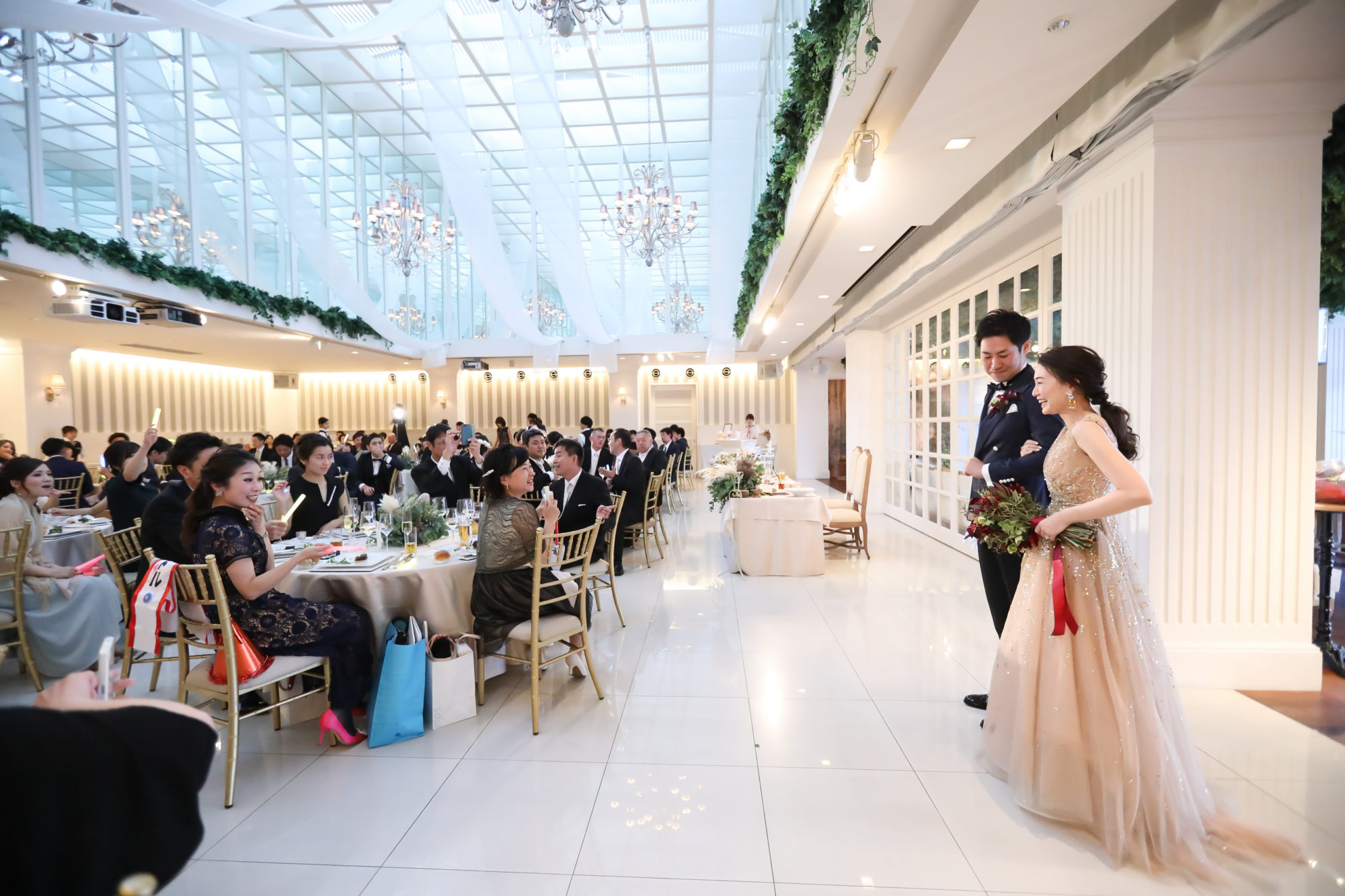 神戸にある北野クラブソラのグレースヴィラでのご披露宴