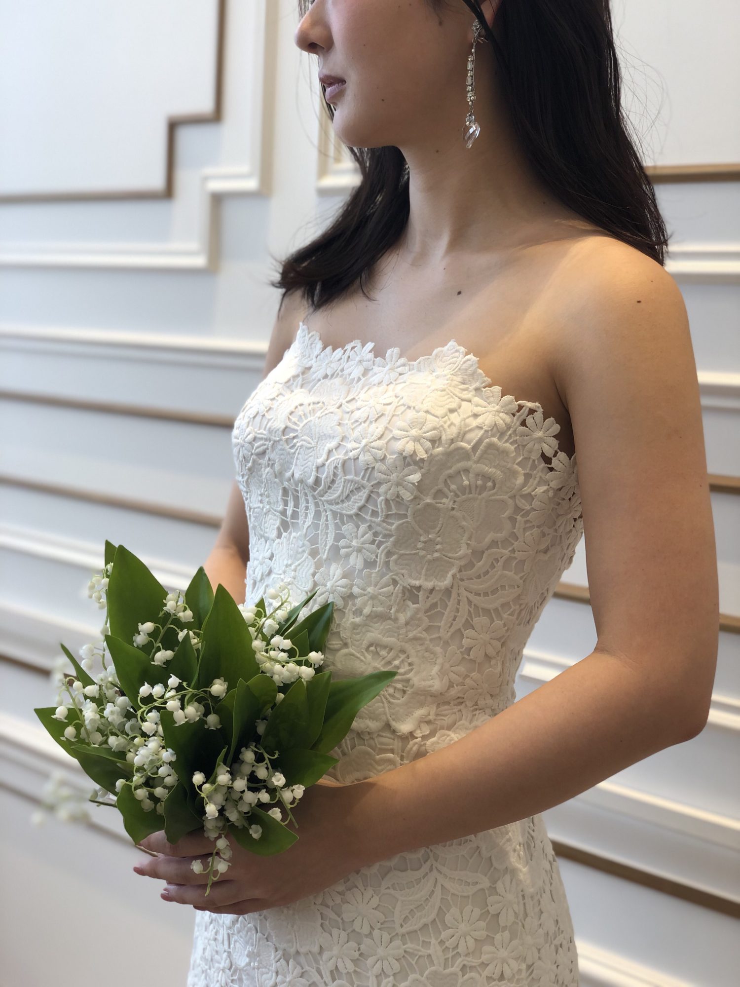 ザトリートドレッシングの人気ブランドのレラローズの2WAYのウェディングドレス