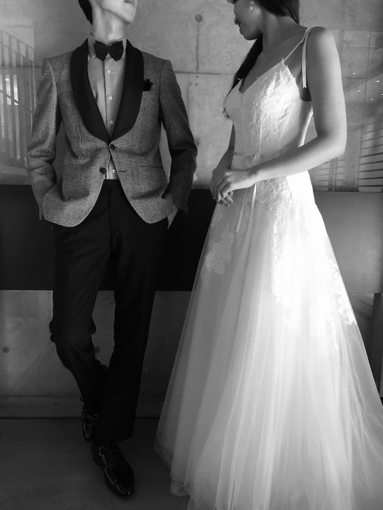 トリート京都店がご提案するお洒落なパーティーにおすすめのお二人のコーディネート