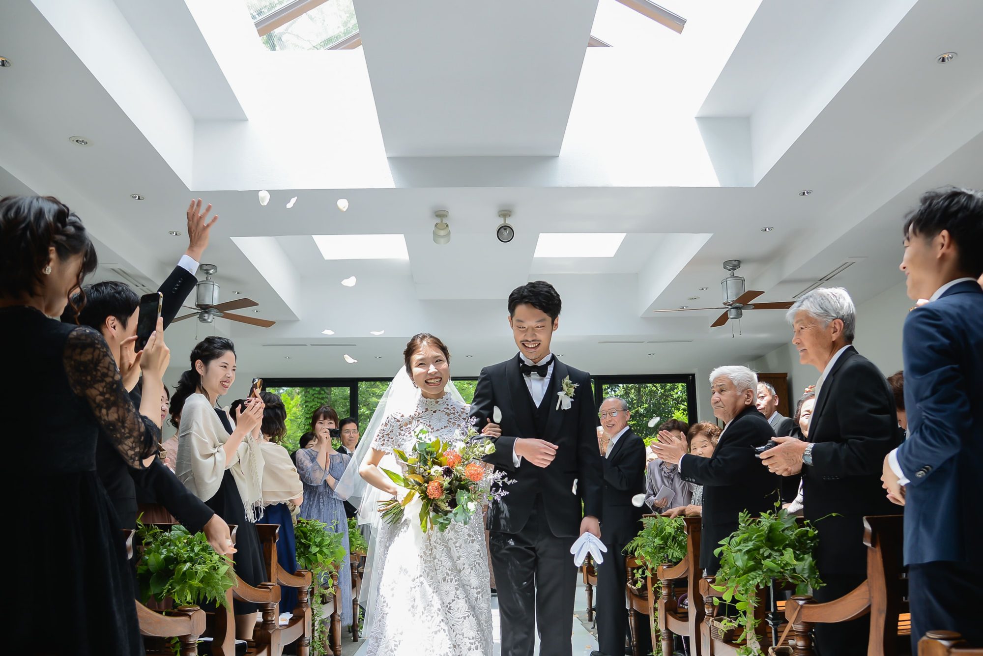 ザナンザンハウスでお式を挙げられたお二人