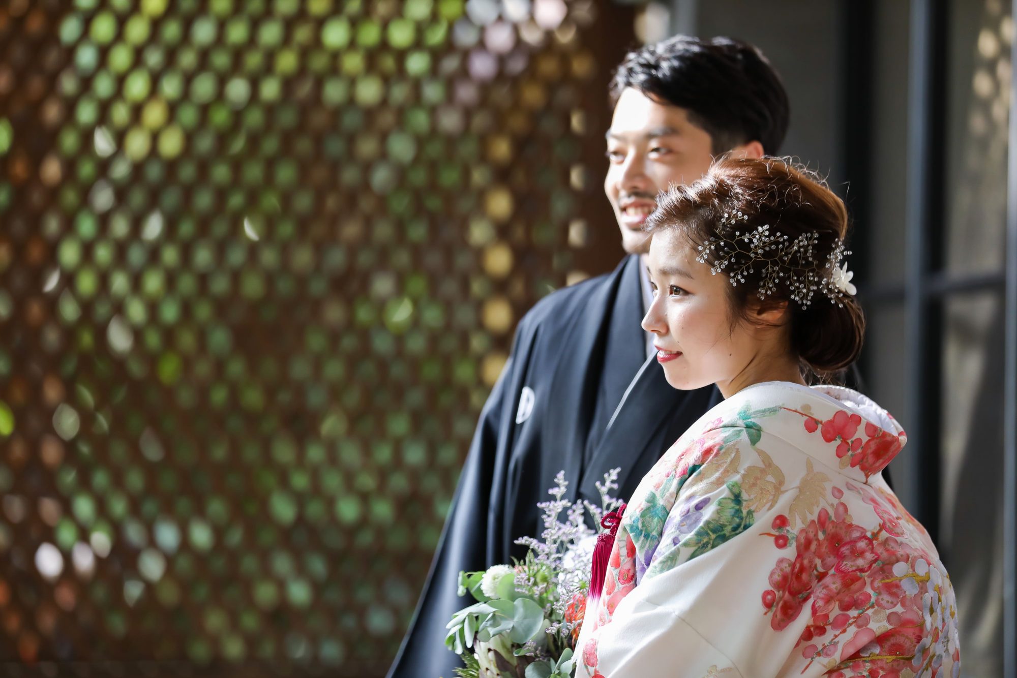 ザナンザンハウスでお式を挙げられたお二人の披露宴のコーディネート