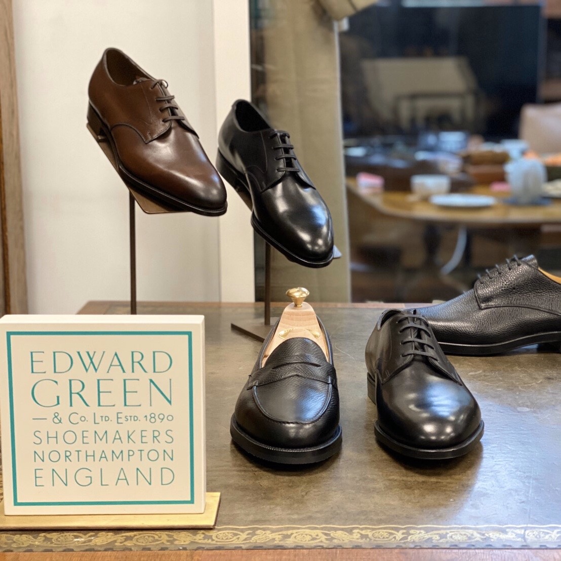 ザトリートドレッシングにてお取り扱いをしている上品でクラシカルなエドワードグリーンのメンズシューズ