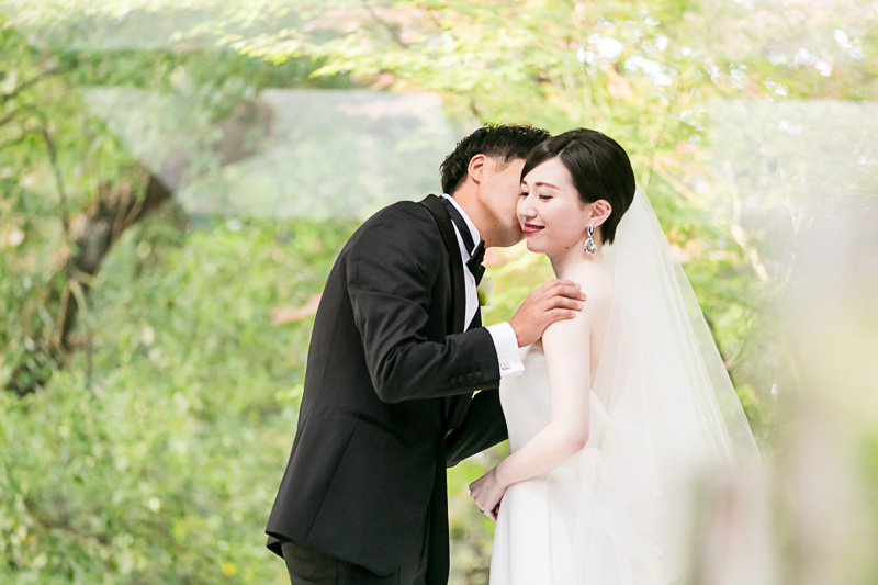 ザナンザンハウスで人前式を行われたお二人の様子