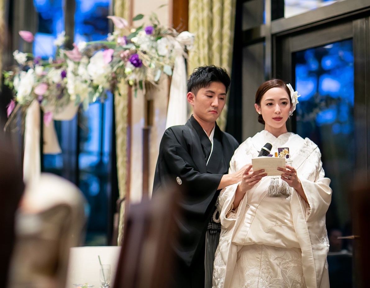 シンプルな白無垢をおしゃれな印象にしてくれるTHE TREAT DRESSINGの和装小物