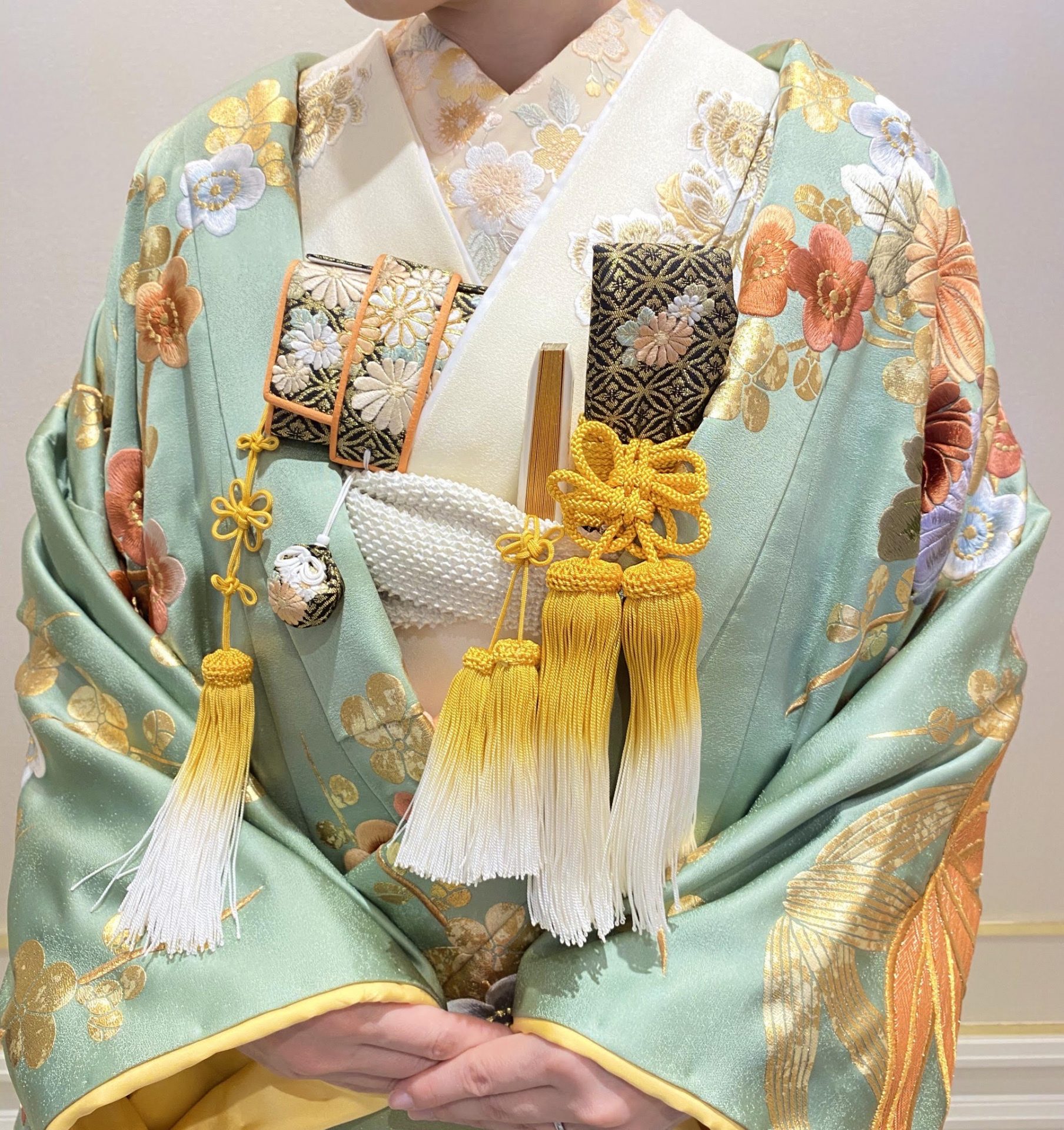 ザ・トリートドレッシングペールトーンの小物で合わせた初夏にぴったりな和装スタイル