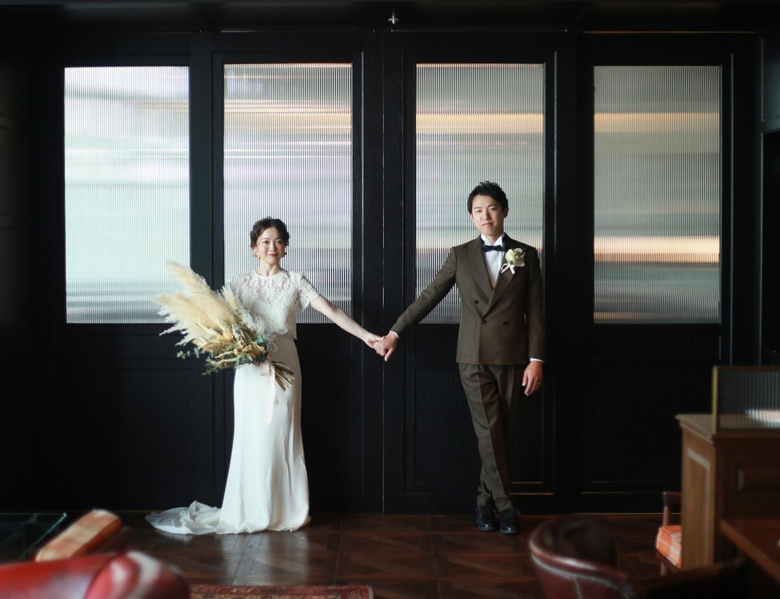 ザトリートドレッシングの大人可愛いアレクサンドラグレッコのセパレートのウェディングドレス