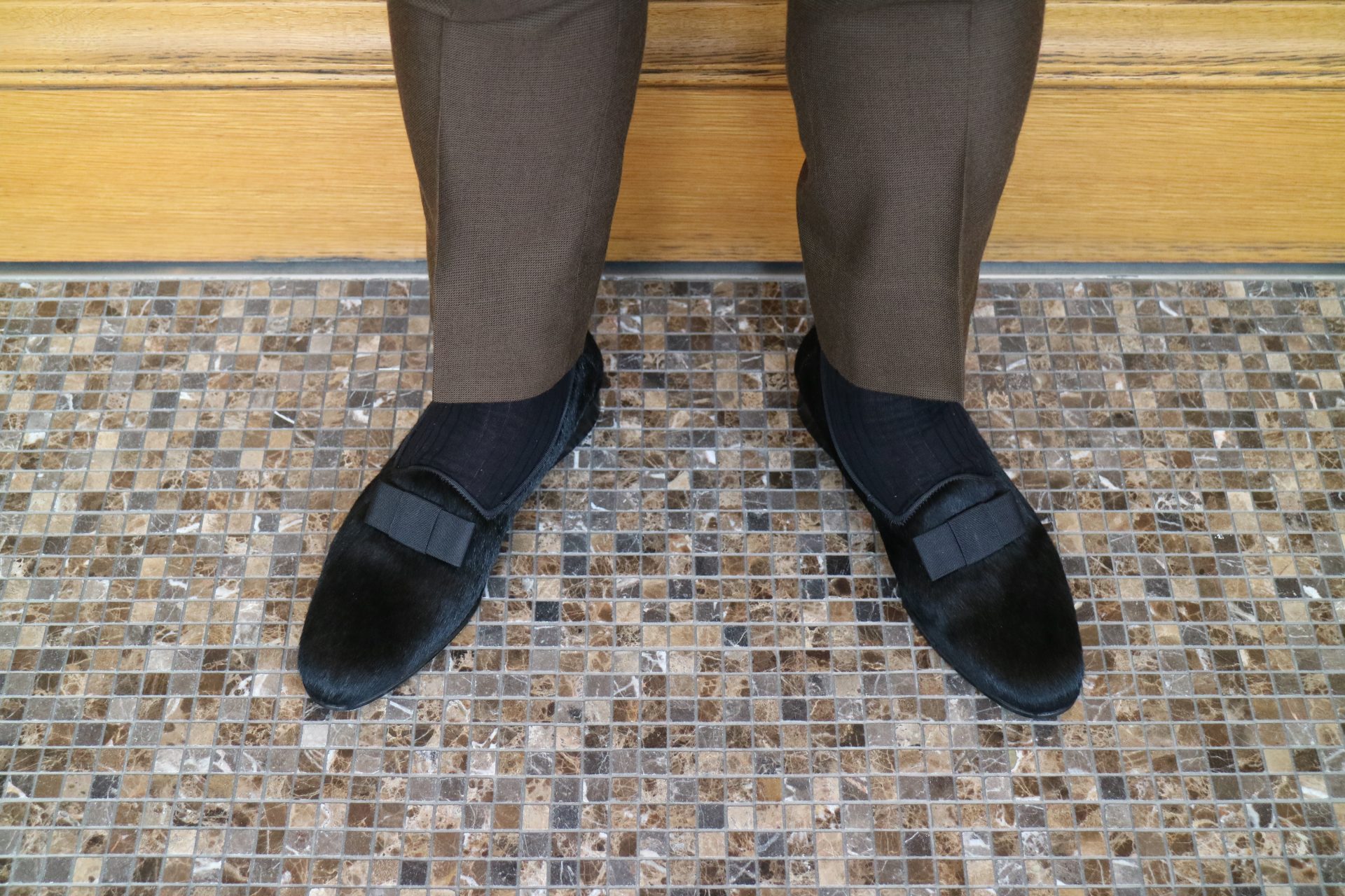 トリートジェントルマンがご紹介するタキシードにフェランテのシューズを合わせた足元のコーディネート