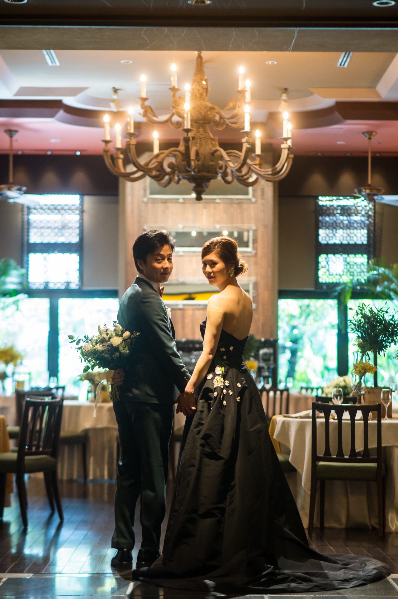 ザ・ルイガンズの披露宴会場グランドガーデンではロマンティックな前撮りが叶います