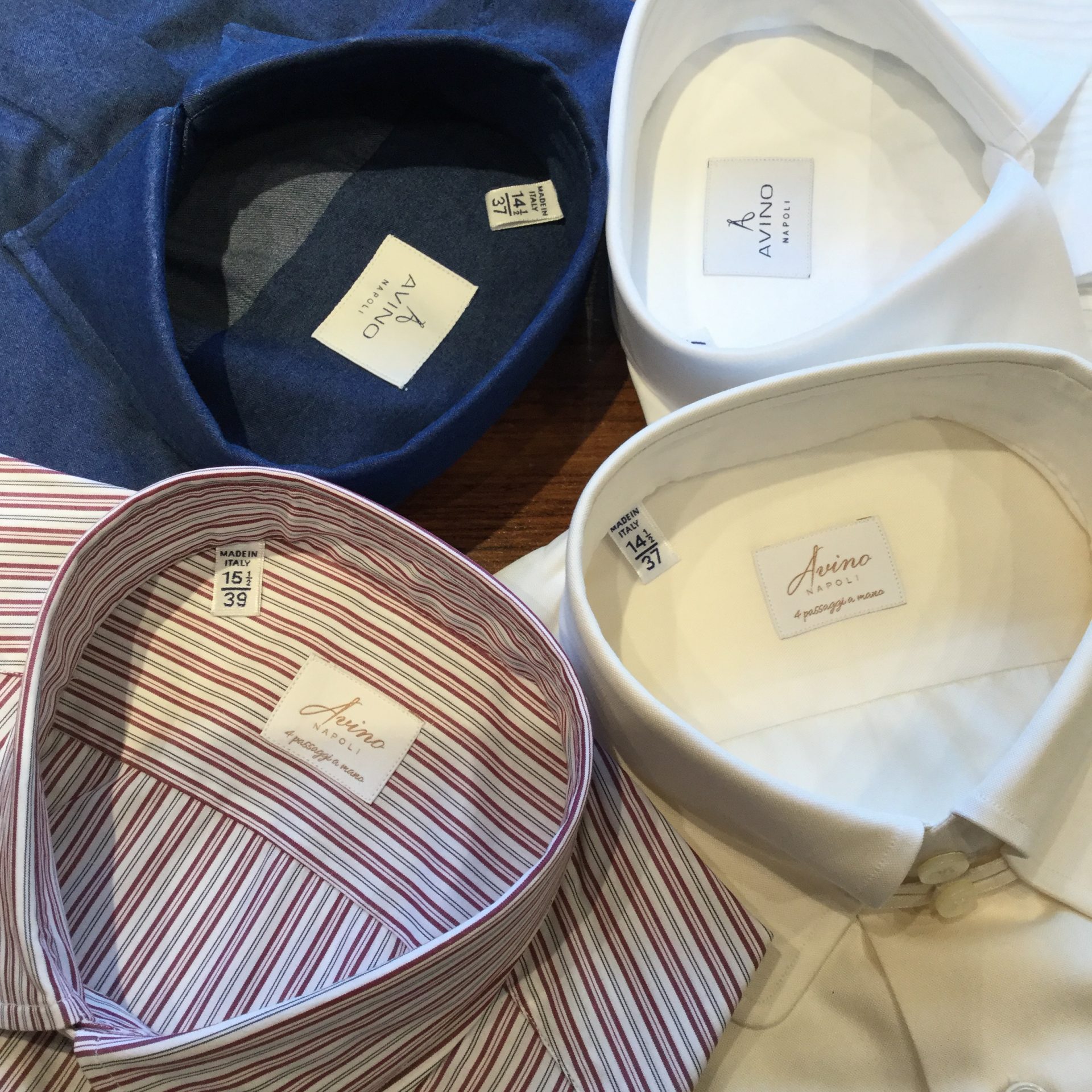 トリートジェントルマンにてお取り扱いをしているイタリアのシャツブランドアヴィーノラボラトリオナポレターノのご紹介