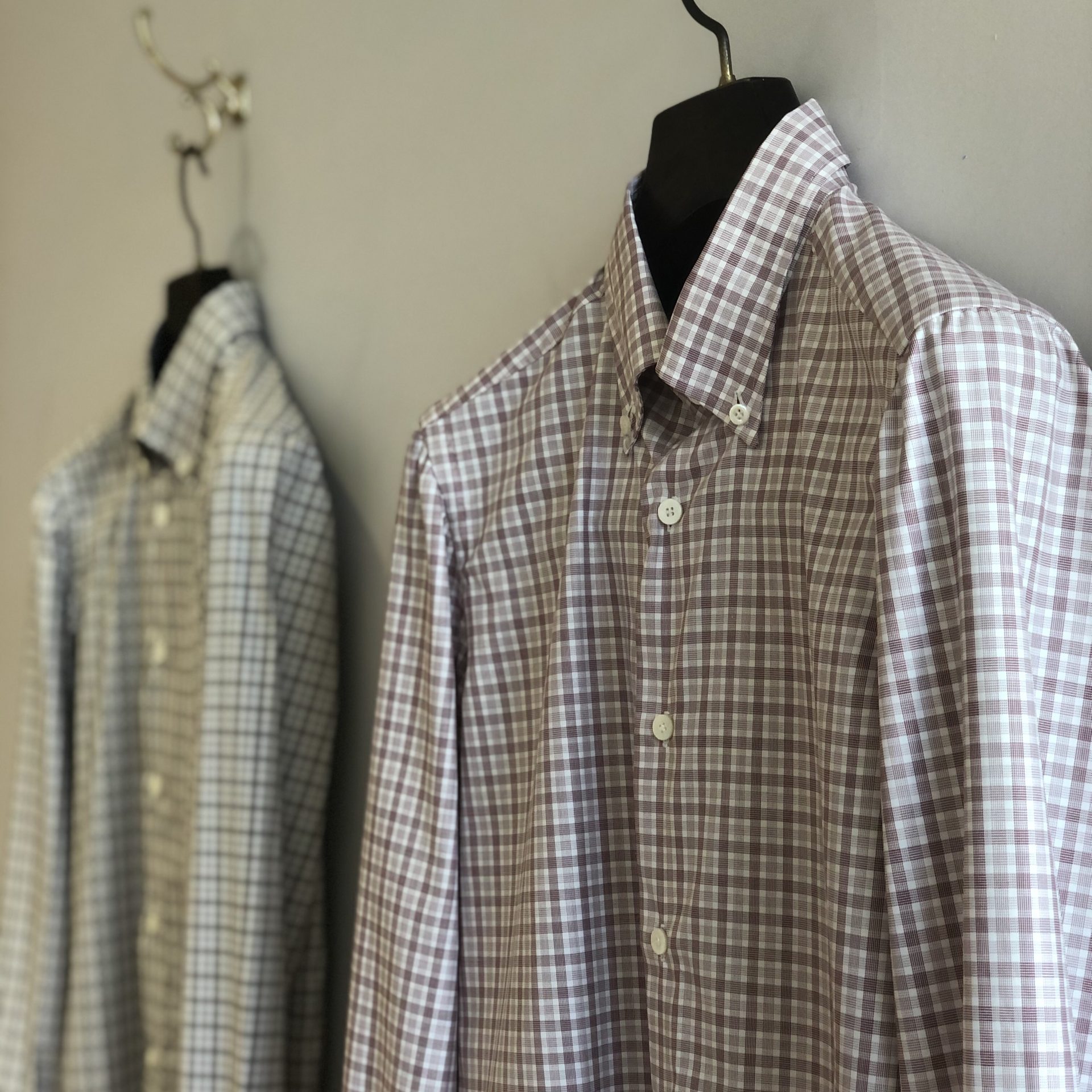 トリートジェントルマンがご紹介するアヴィーノラボラトリオナポレターノのガンクラブチェックシャツ