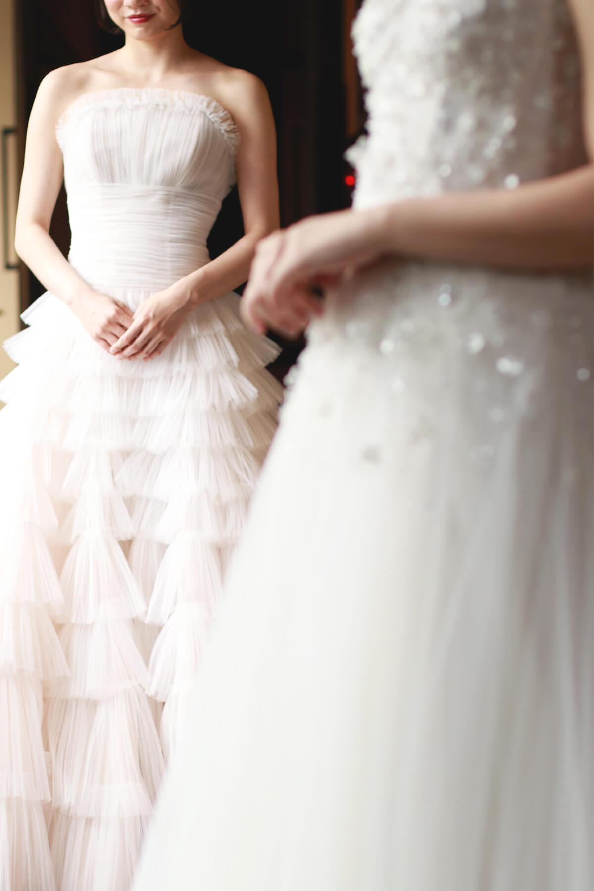 ザ・カワブンナゴヤでお式をされる花嫁様におすすめのマーク・イングラム・フォー・ヴァレンティー二のウェディングドレス