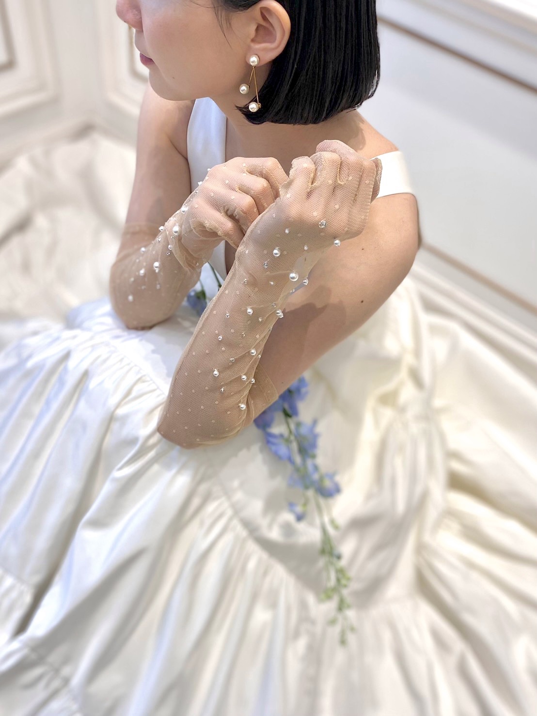 ザ・トリートドレッシングで人気のジェニファー・ベアの新作のパールのイヤリング