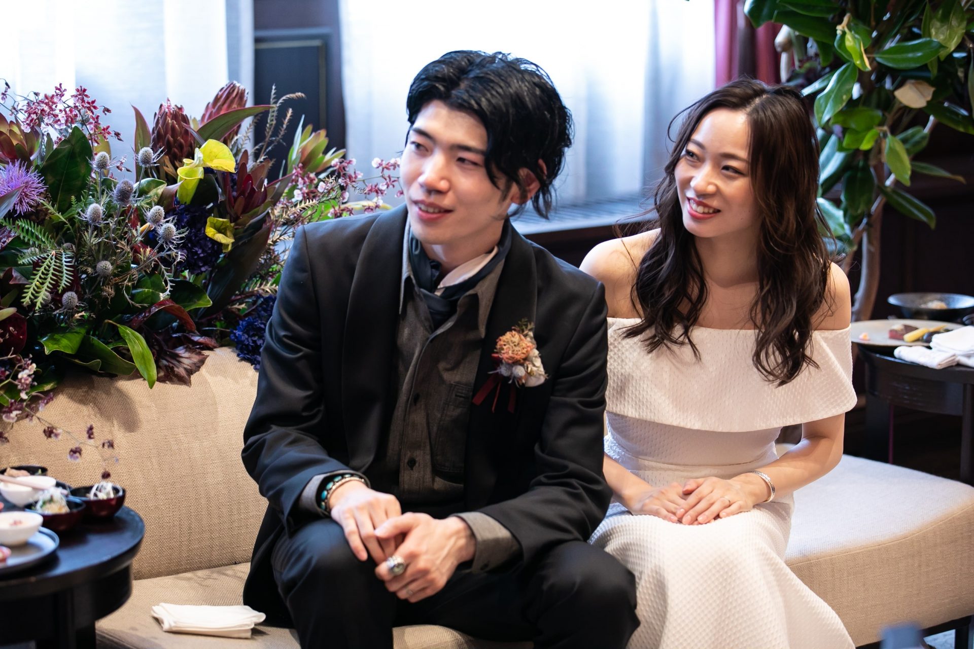 ザ・トリートドレッシング名古屋店がお色直しにおすすめする、レラ・ローズのマーメイドラインのウェディングドレス