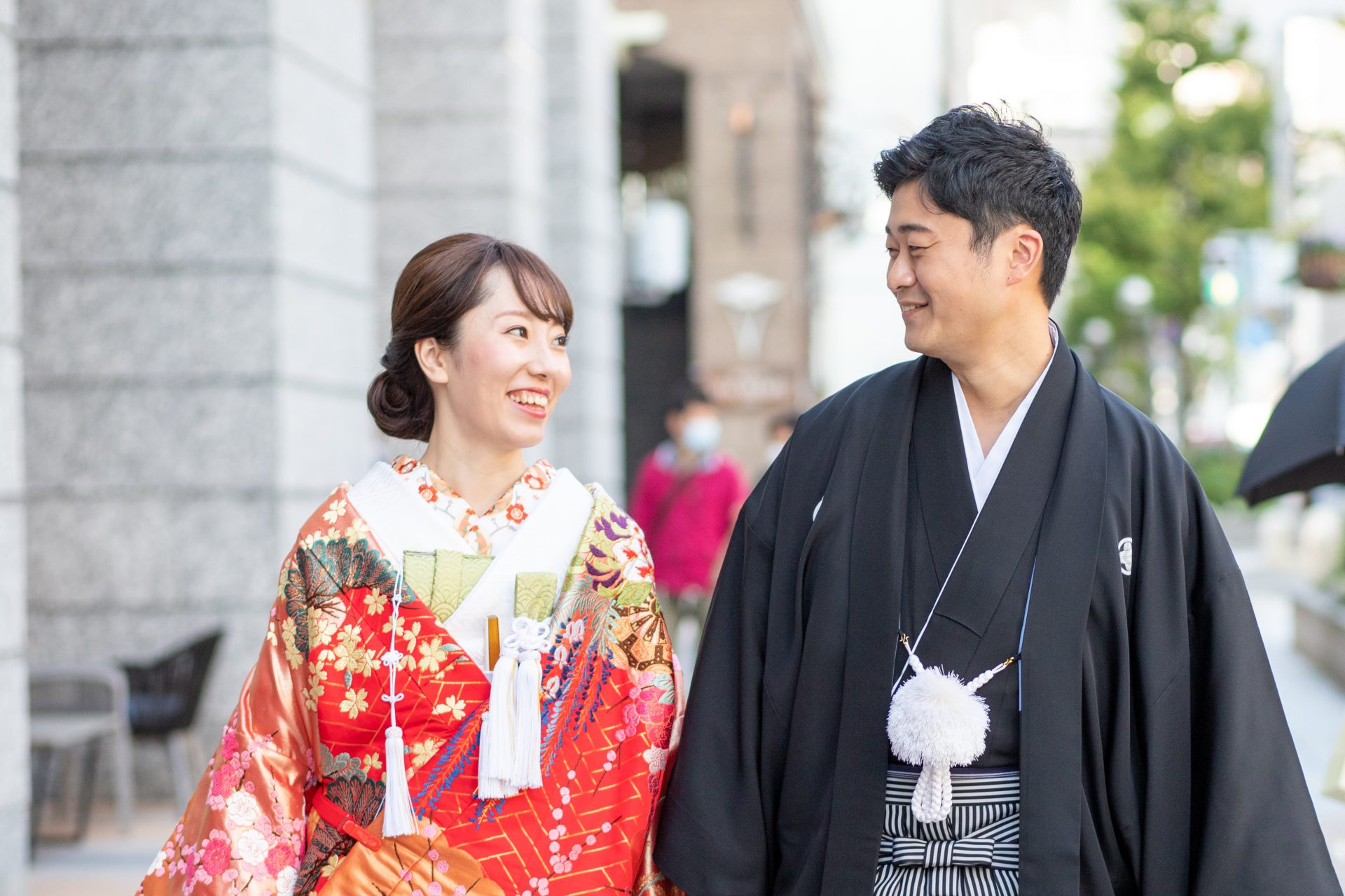 前撮りでもおすすめのトリートドレッシングの色打掛