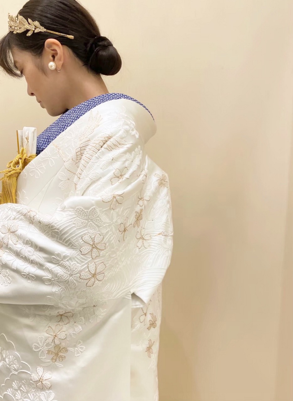 オリエンタルホテル神戸でお式を挙げられる花嫁様におすすめ、古き良き日本の伝統的な色合わせ襲の色目を生かした和装コーディネートのご紹介