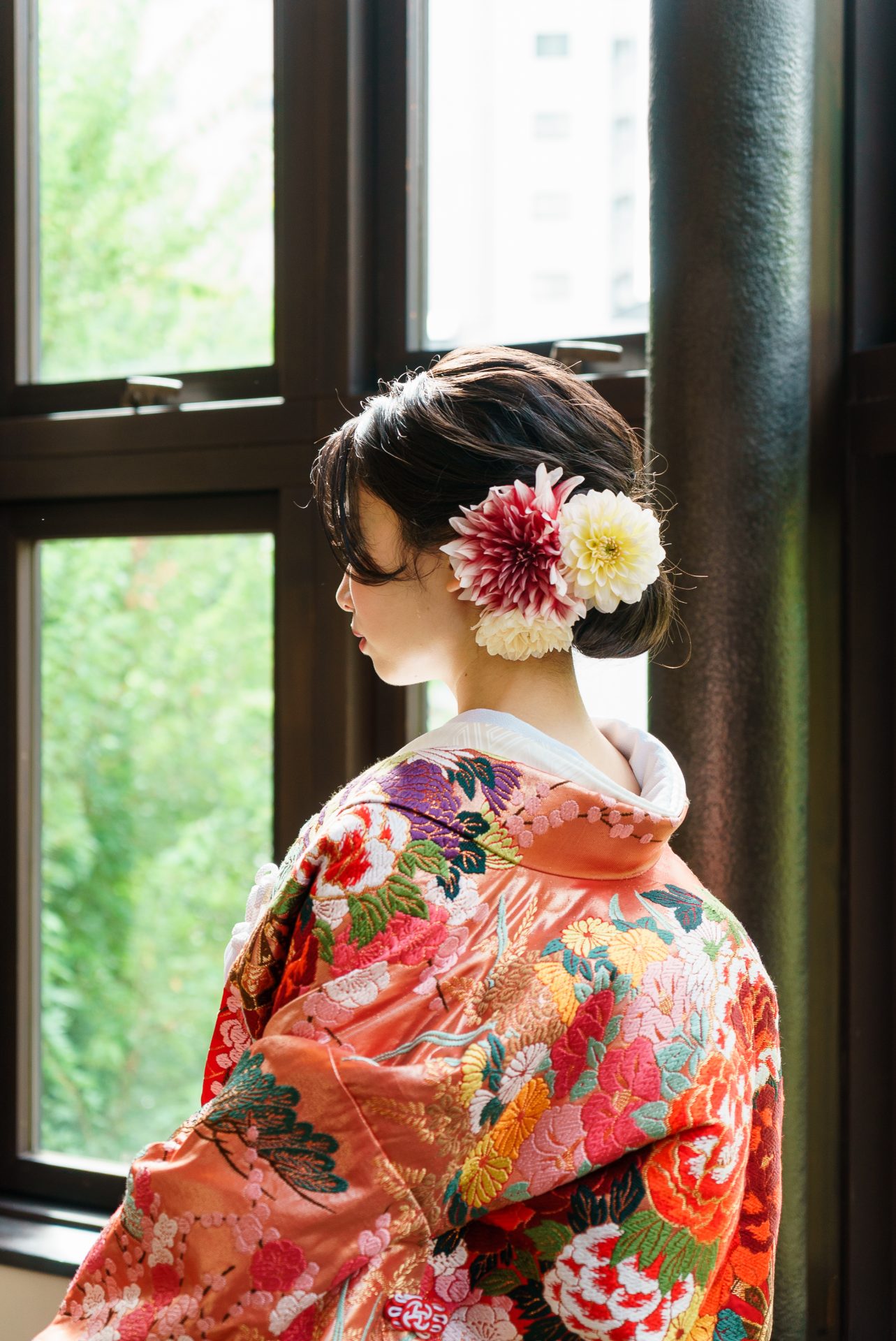 ザカワブンナゴヤでお式をする花嫁様におすすめの赤の色打掛