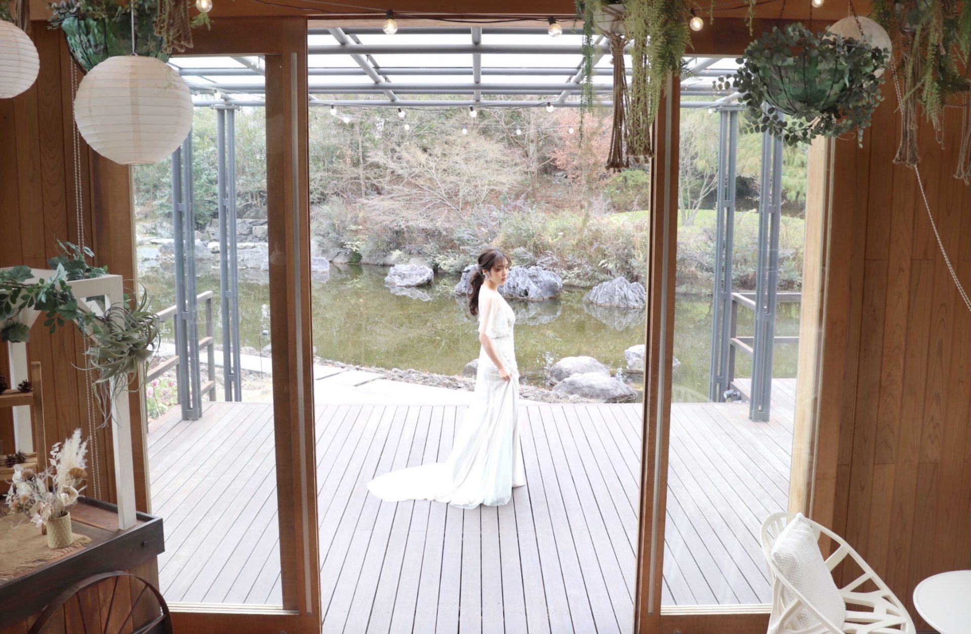 大阪の結婚式会場におすすめのザ・トリートドレッシング大阪店が取り扱いをしているアレクサンドラ・グレッコのカラードレス