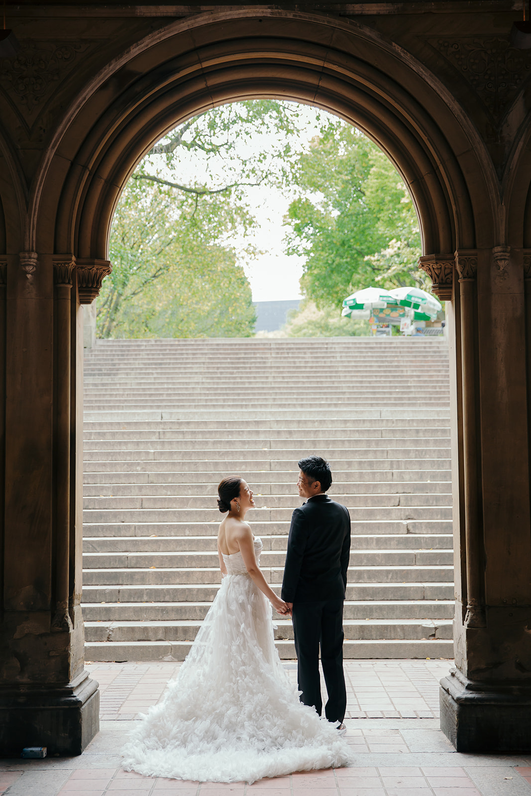 ニューヨークのセントラルパークで素敵な前撮り
