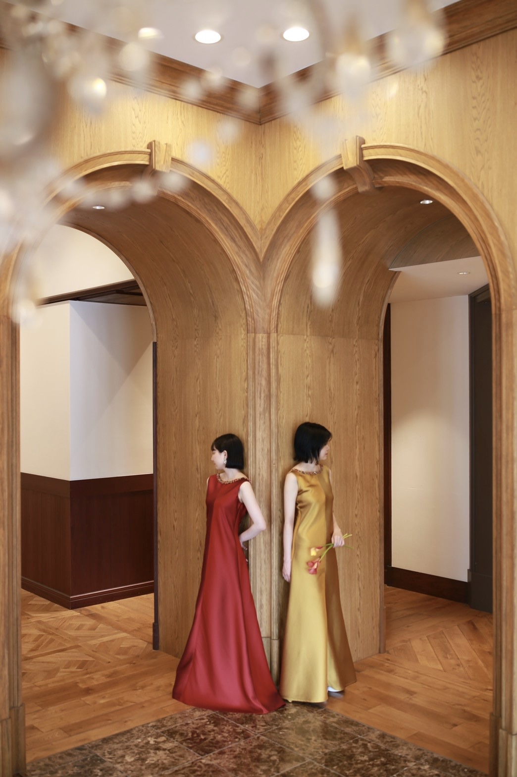 ザトリートドレッシング名古屋店がおすすめする秋冬のパーティーのお色直しにぴったりのREEM ACRA(リームアクラ)のカラードレス