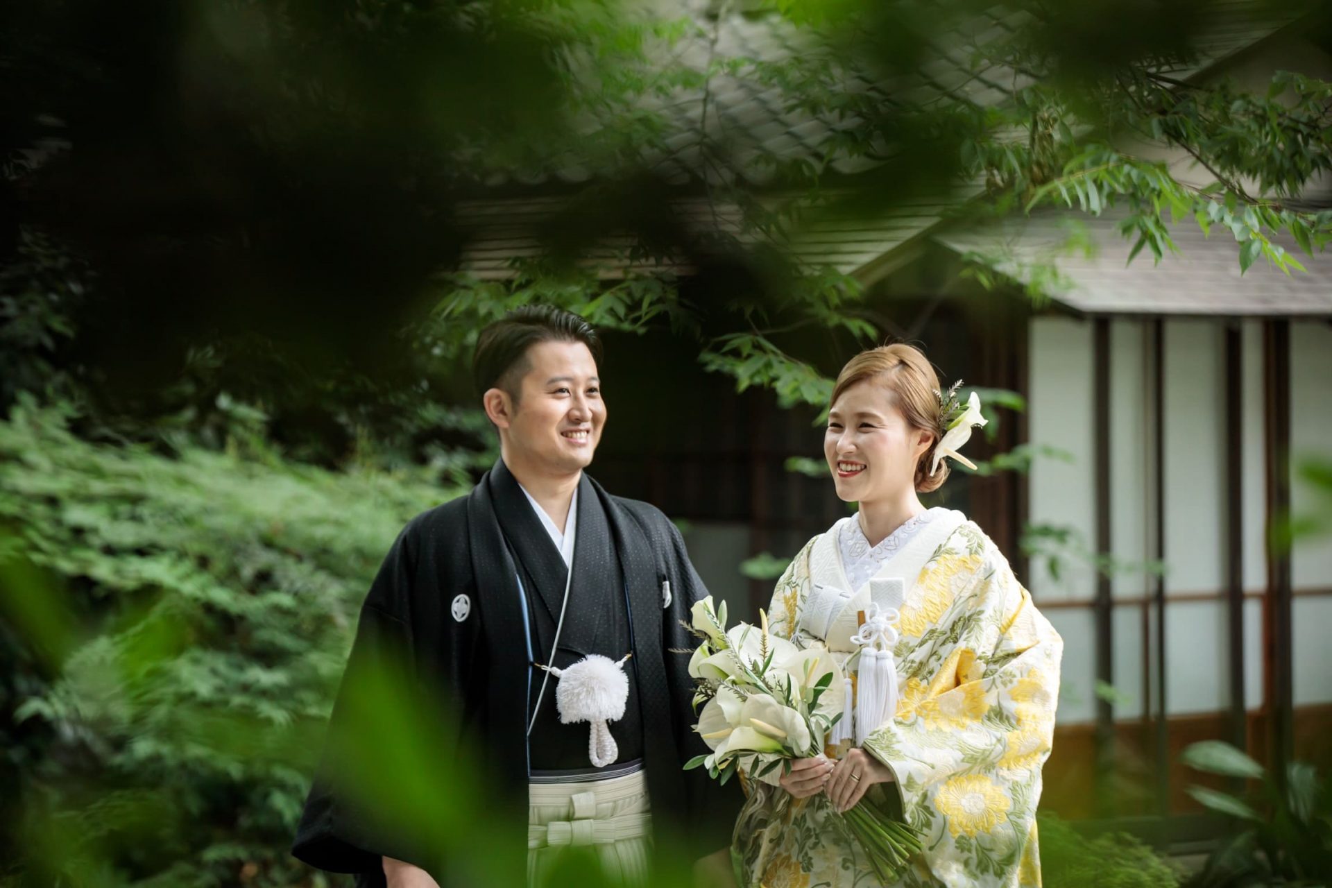 ザトリートドレッシング名古屋店の専属会場河文とザコンダーハウスでの和装での前撮り