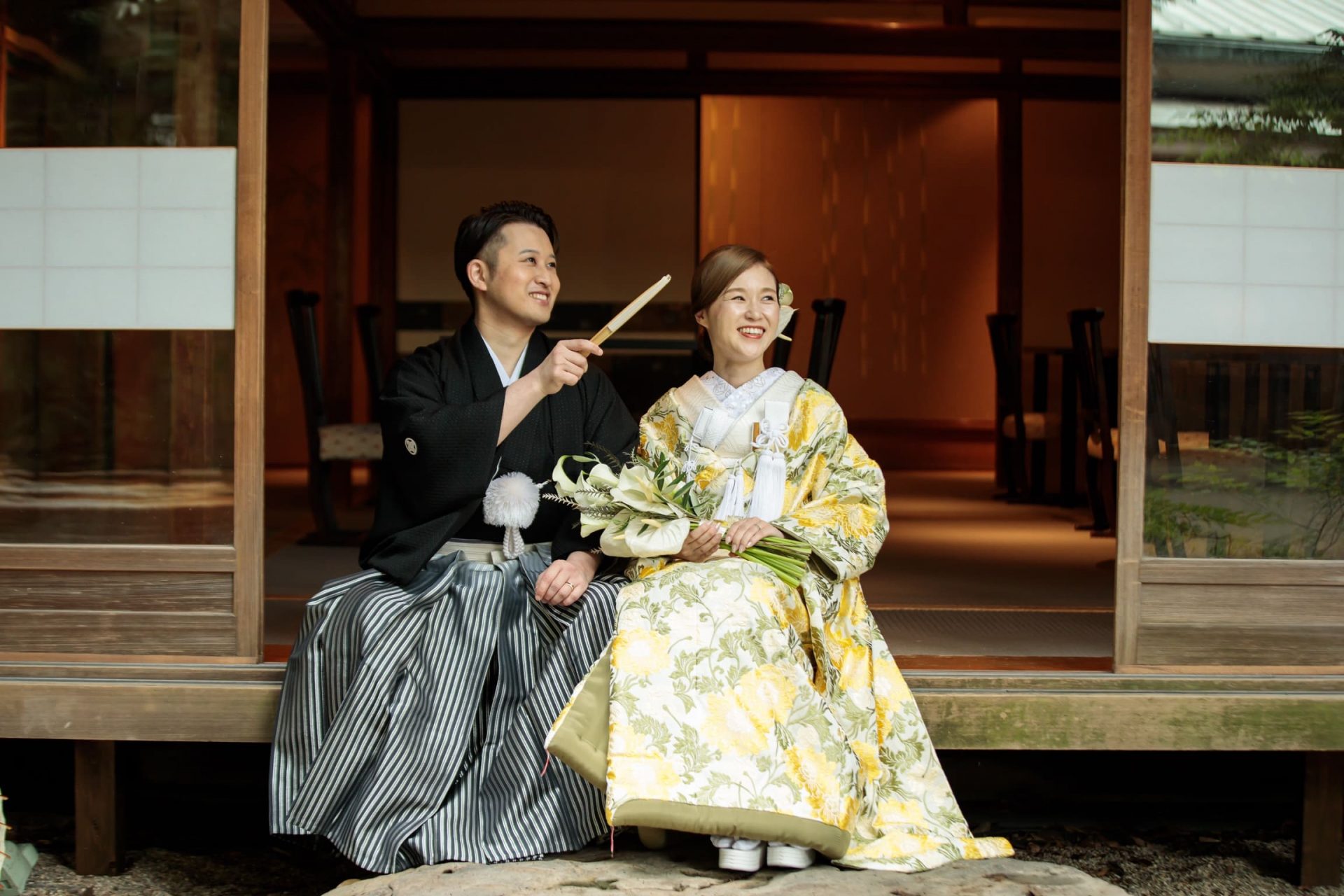 トリートがおすすめする色打掛での前撮りコーディネート