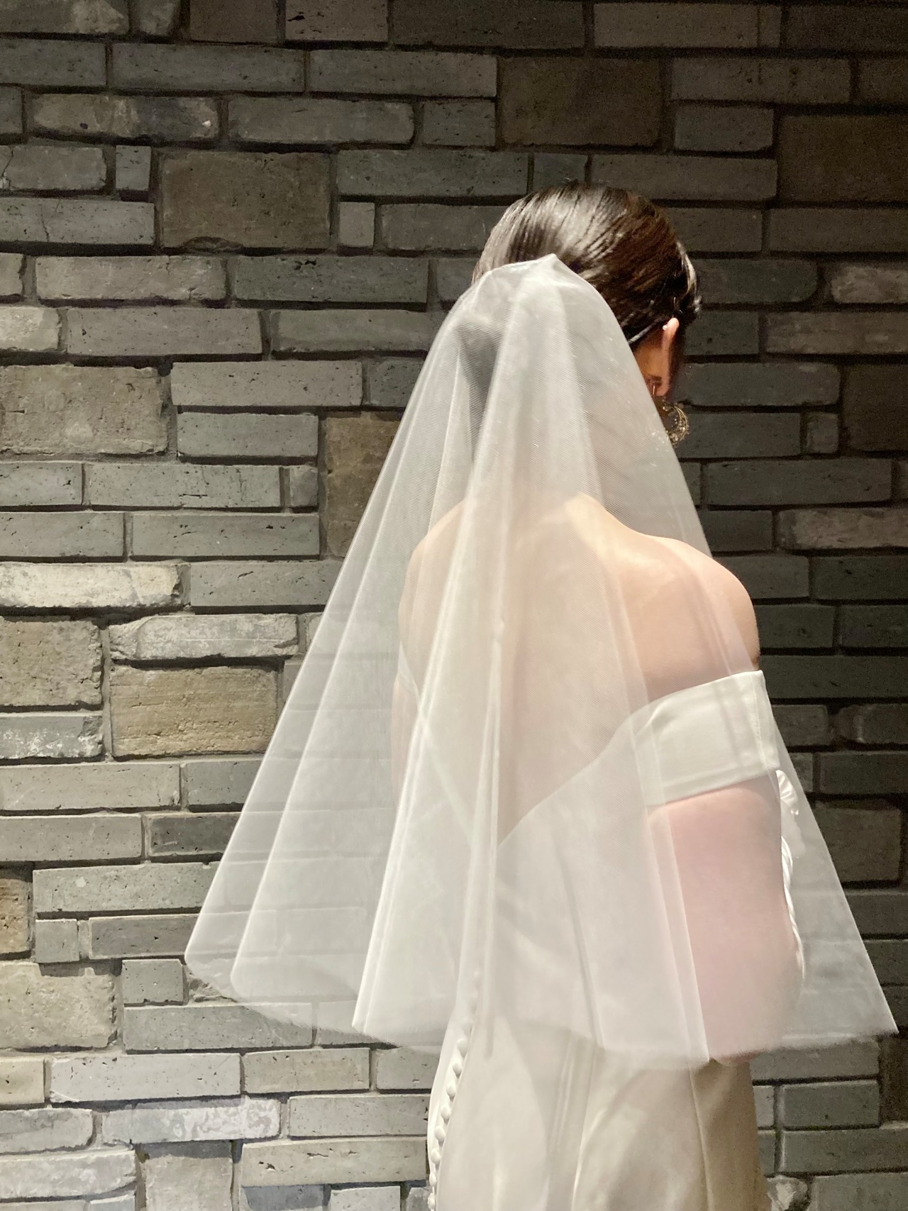 トリートメゾンのショートベールはシンプルでありながらモードな印象を叶えてくれます