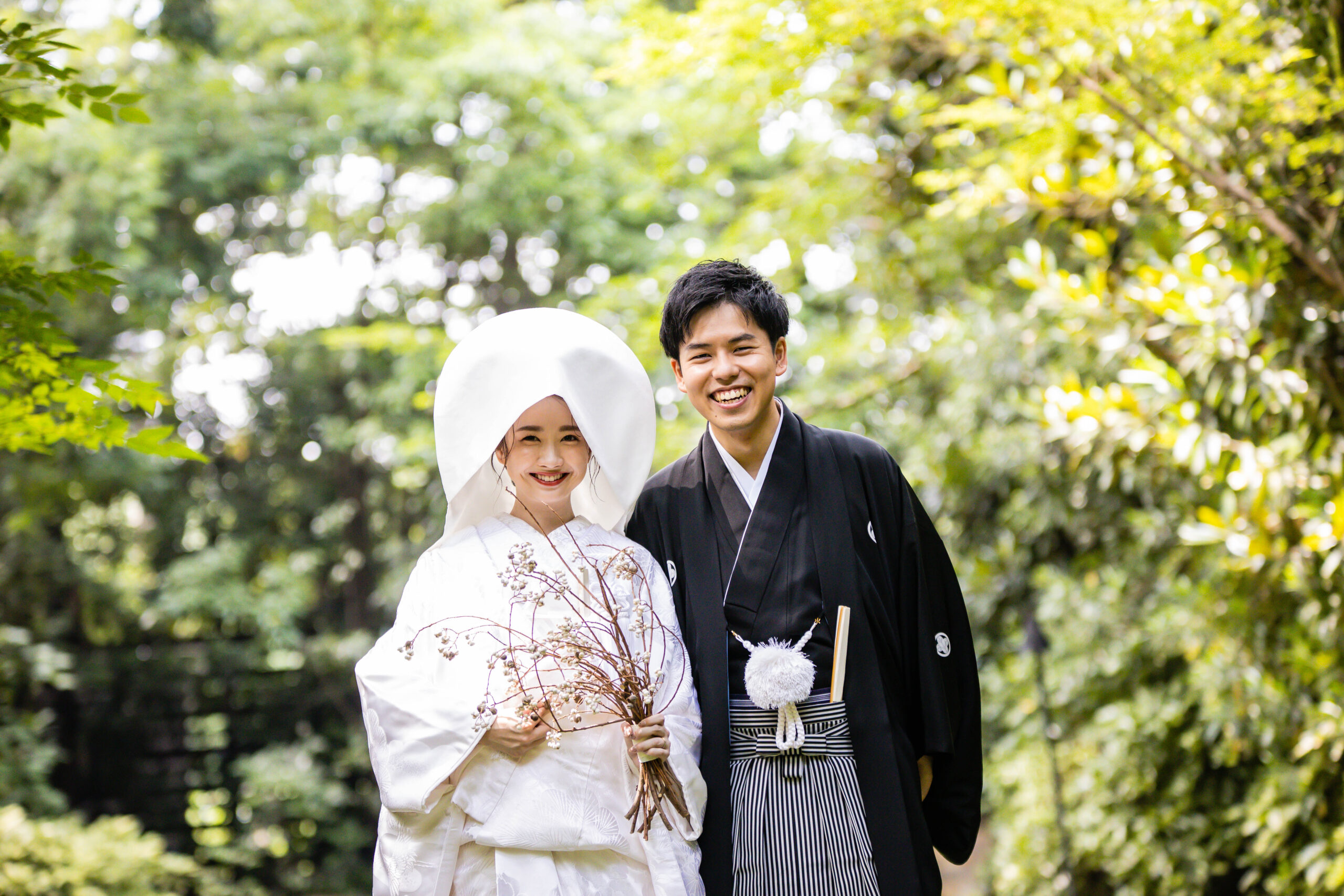 ザ・トリートドレッシング名古屋店で叶える白無垢と紋付袴のスタイリング