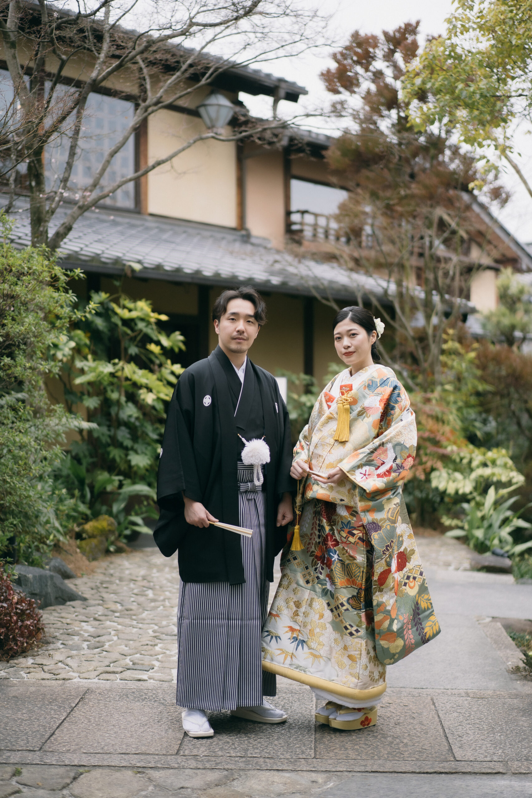 ザソウドウヒガシヤマ京都にて色打掛にてお色直しをされたお二人のご紹介