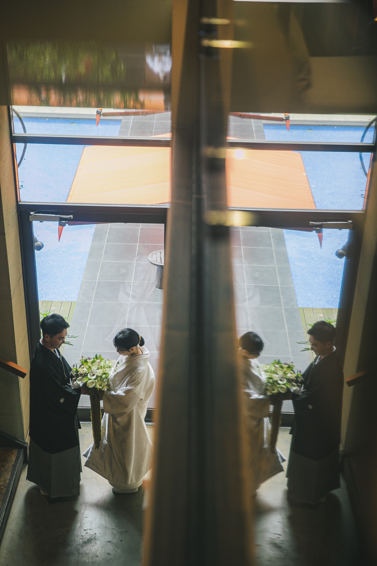 モダンなウィズ ザ スタイル 福岡での伝統的な和装での前撮り