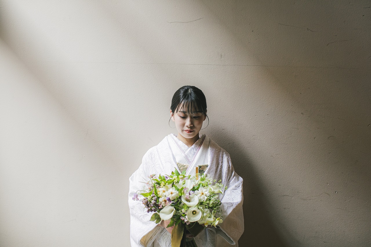 お母様やご親族様受けの良い、特別感と品のある白無垢