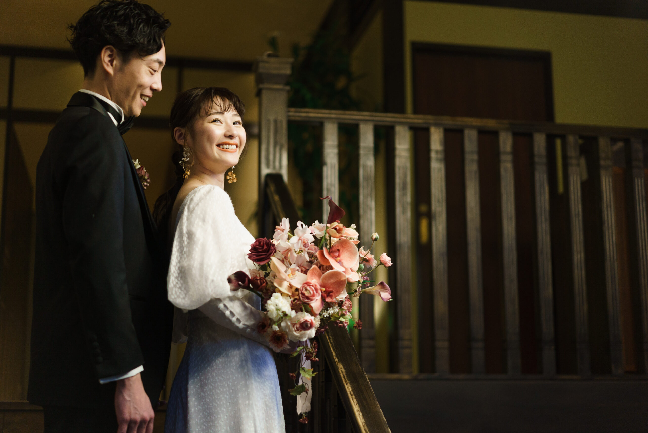 ザトリートドレッシング名古屋店が提携しているザカワブンナゴヤでのご結婚式を迎えられたお二人