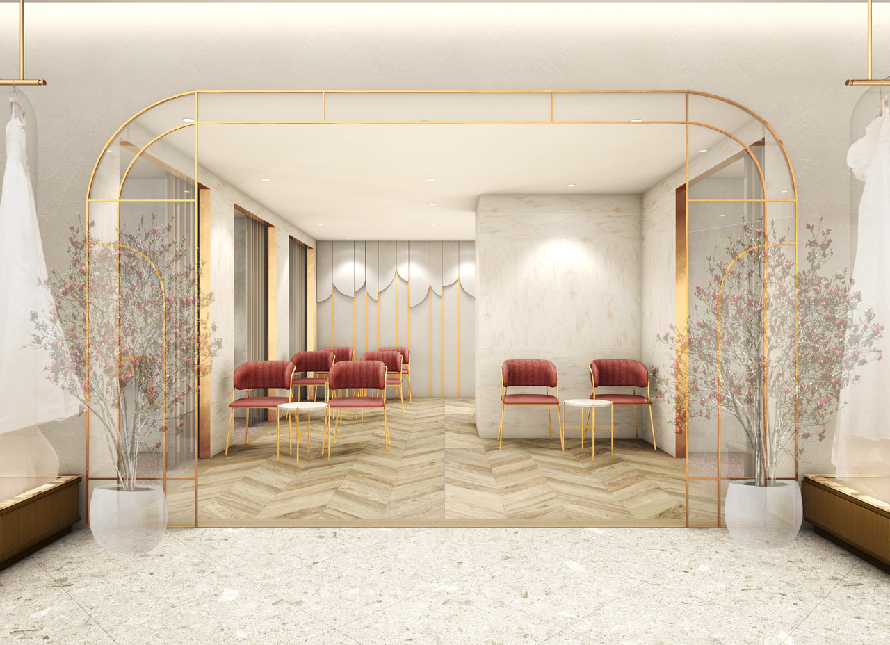 2023年2月18日、埼玉県のさいたま新都心駅に佇むホテル、THE MARK GRAND HOTELの2Fに同ホテルの専属ドレスショップとして、THE MARK GRAND HOTEL dress salon by THE TREAT DRESSING(ザ マーク グランド ホテル ドレスサロン バイ ザ トリート ドレッシング)がオープンいたしました。