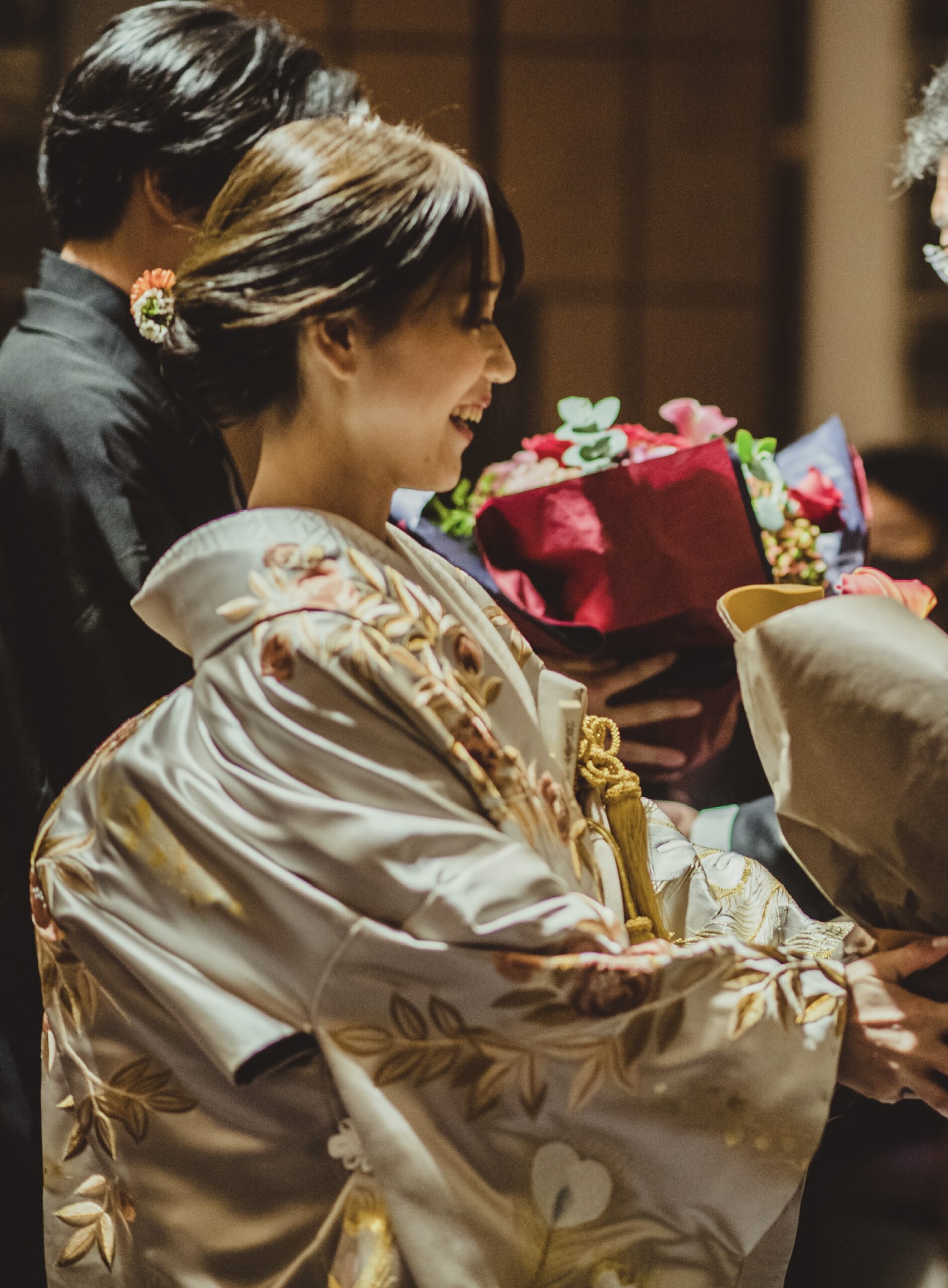 赤坂プリンスクラシックハウスにてザトリートドレッシングオリジナルの色打掛で過ごす和モダンで上質な結婚式