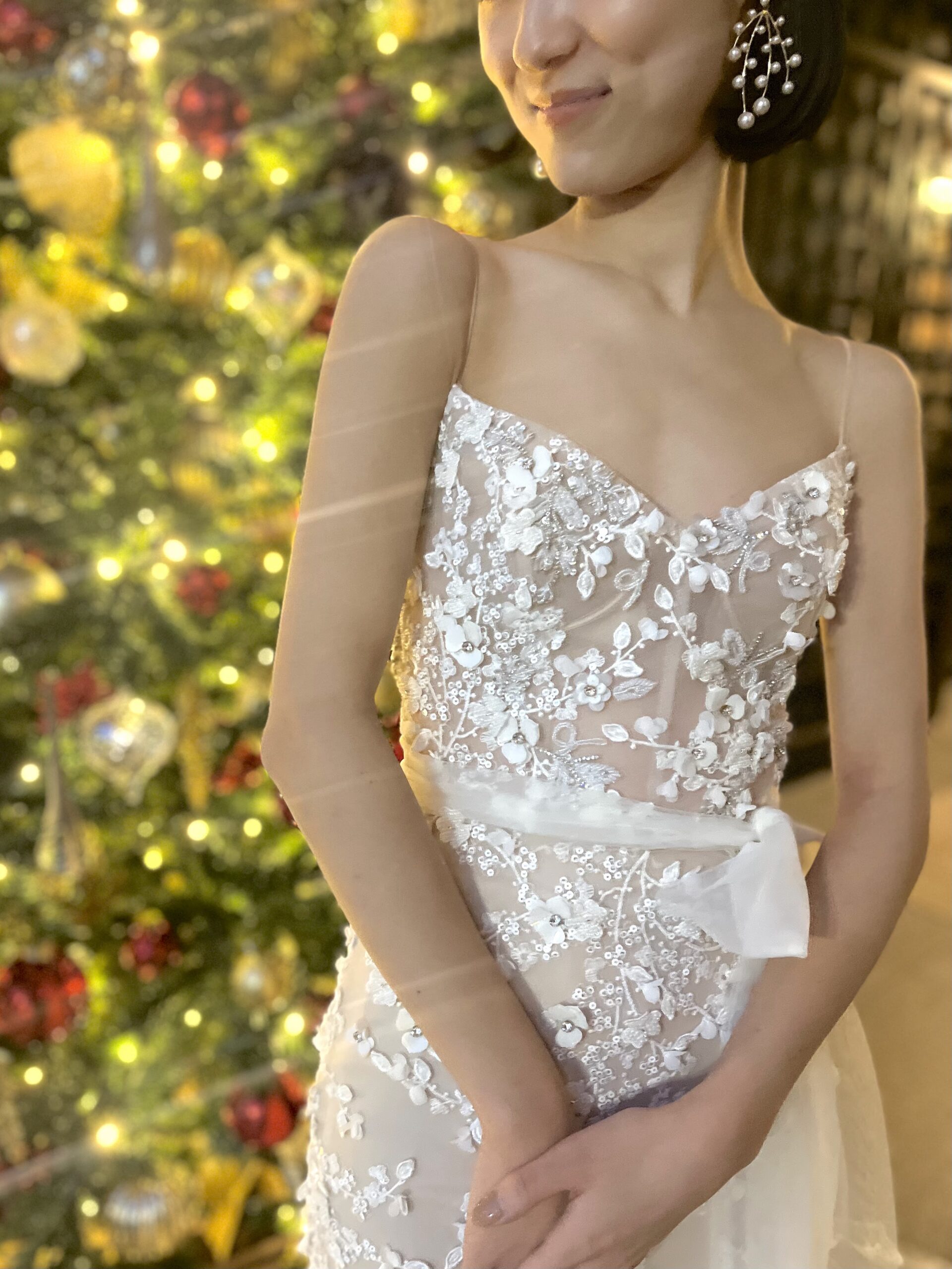 トリートドレッシングが取り扱いを始めた日本初上陸の中東のイスラエルのリズマルチネスのウェディングドレスは煌びやかな刺繍と柔らかなチュール素材を用いて絶妙なニュアンスを表現するドレス