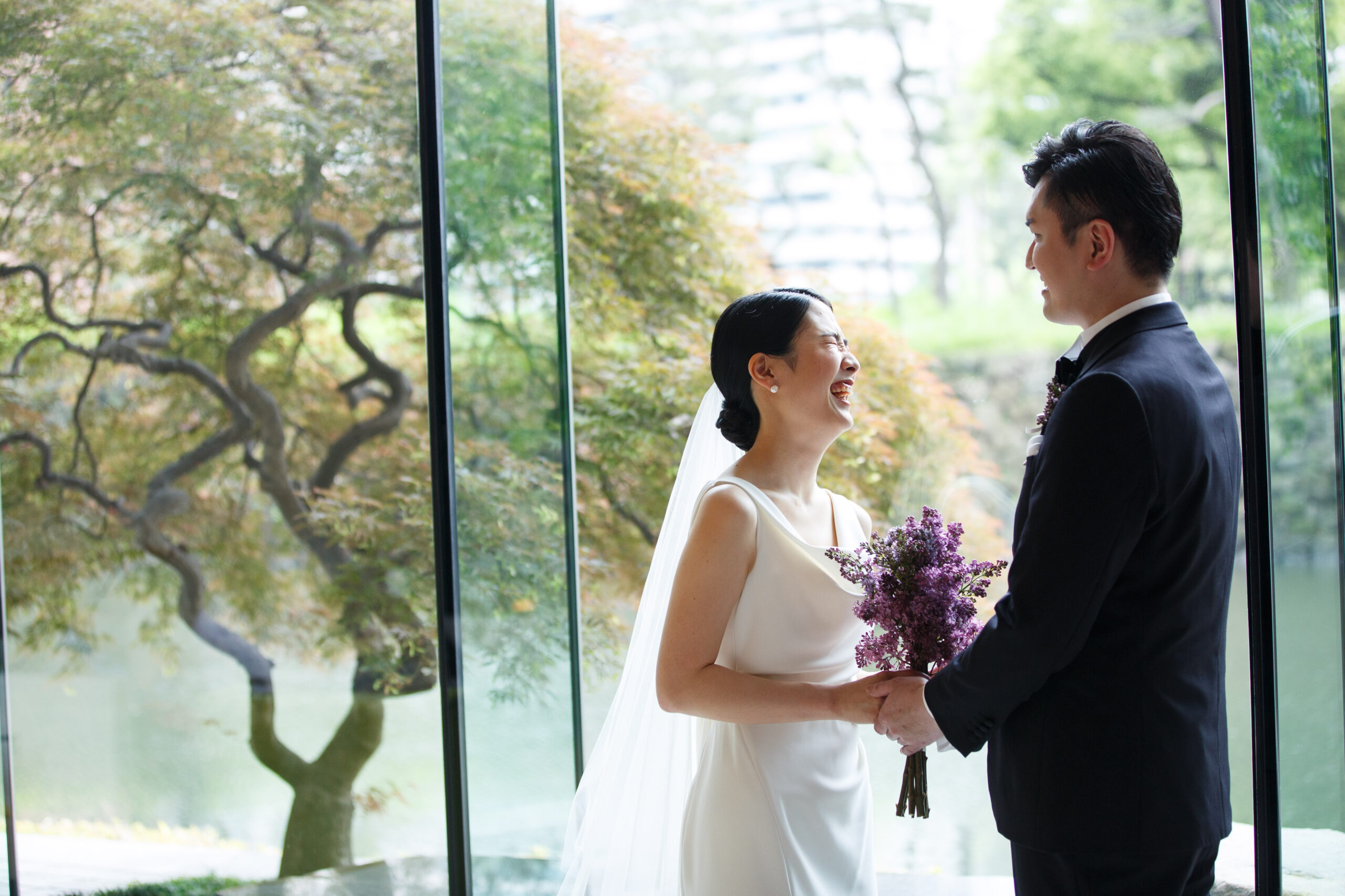 ザトリートドレッシングアディション店の提携会場であるパレスホテル東京で結婚式を挙げられたご新郎ご新婦様のご紹介